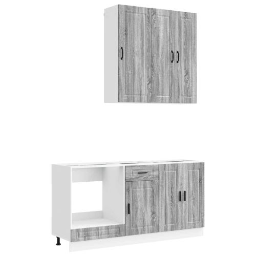 Кухненски единица PORTO 5 pcs Сив Сонома Инженерна дървесина