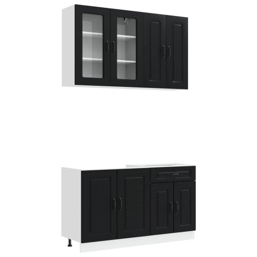 Кухненски единица KALMAR 4 pcs Черно Инженерна дървесина