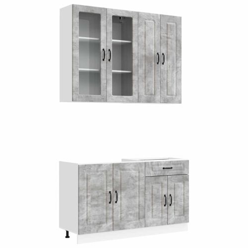 Кухненски единица KALMAR 4 pcs Бетонно сиво Инженерна дървесина