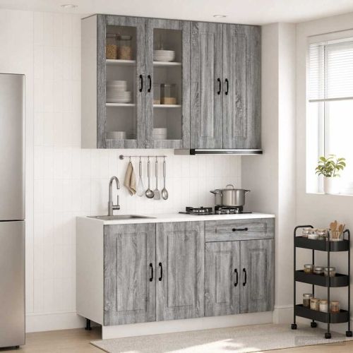 Кухненски единица KALMAR 4 pcs Сив Сонома Инженерна дървесина