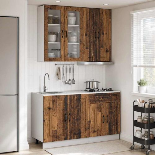 Кухненски единица KALMAR 4 pcs Старо дърво Инженерна дървесина