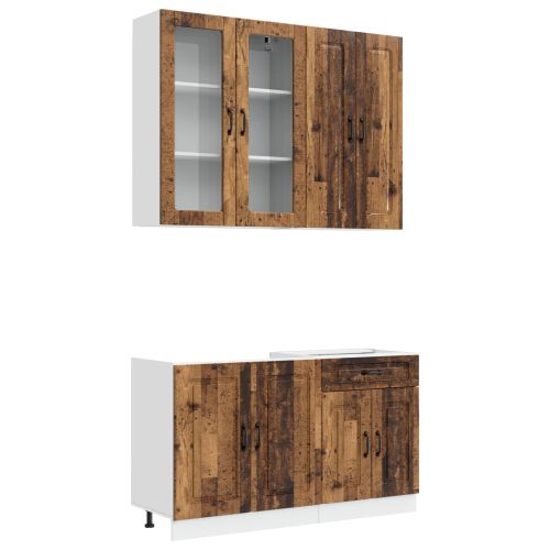 Кухненски единица KALMAR 4 pcs Старо дърво Инженерна дървесина
