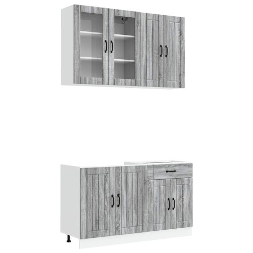 Кухненски единица LUCCA 4 pcs Сив Сонома Инженерна дървесина