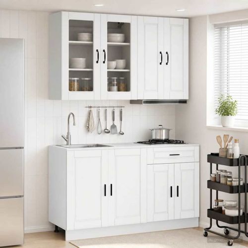 Кухненски единица PORTO 4 pcs Бяло Инженерна дървесина