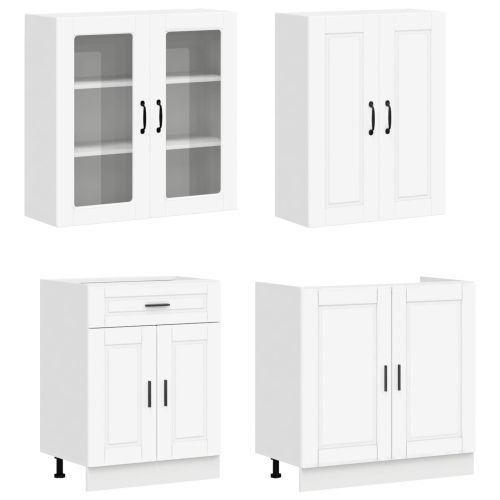 Кухненски единица PORTO 4 pcs Бяло Инженерна дървесина