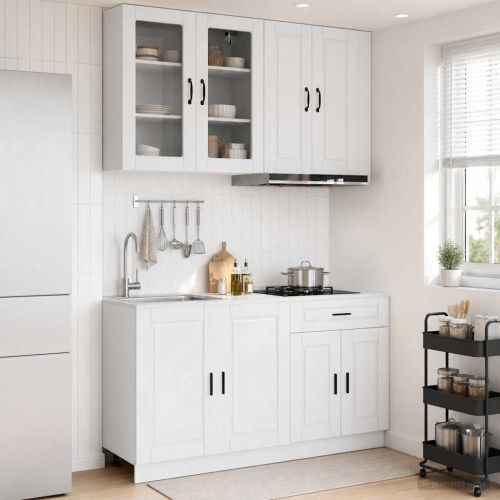 Кухненски единица PORTO 4 pcs Бял гланц Инженерна дървесина