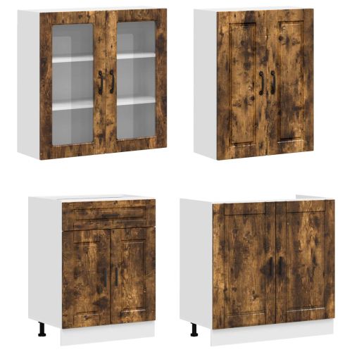Кухненски единица PORTO 4 pcs Опушен дъб Инженерна дървесина