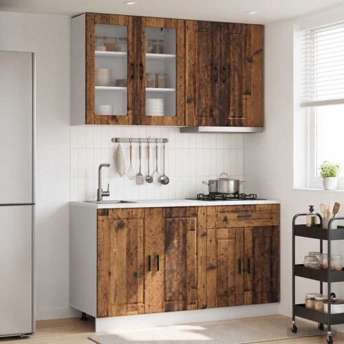 Кухненски единица PORTO 4 pcs Старо дърво Инженерна дървесина
