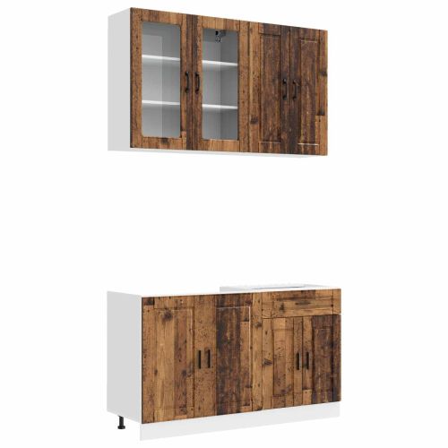 Кухненски единица PORTO 4 pcs Старо дърво Инженерна дървесина