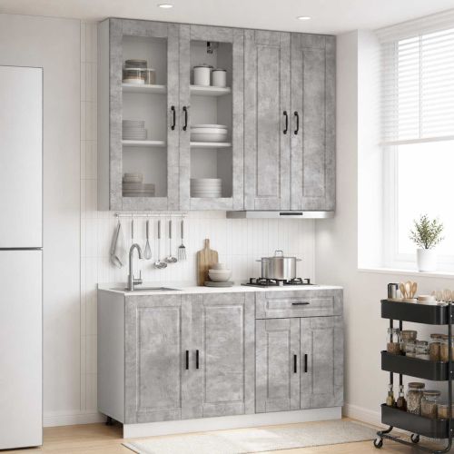 Кухненски единица PORTO 4 pcs Бетонно сиво Инженерна дървесина