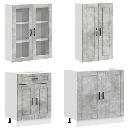 Кухненски единица PORTO 4 pcs Бетонно сиво Инженерна дървесина