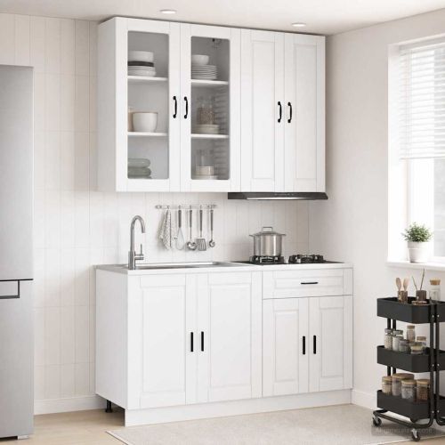 Кухненски единица PORTO 4 pcs Бял гланц Инженерна дървесина