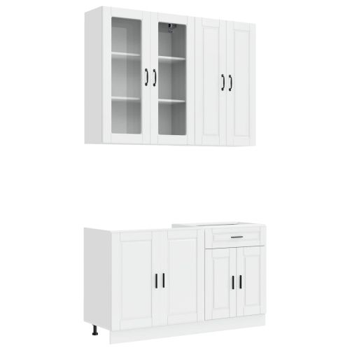 Кухненски единица PORTO 4 pcs Бял гланц Инженерна дървесина