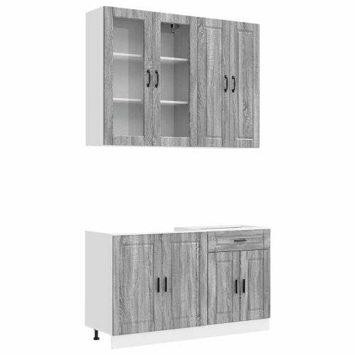 Кухненски единица PORTO 4 pcs Сив Сонома Инженерна дървесина