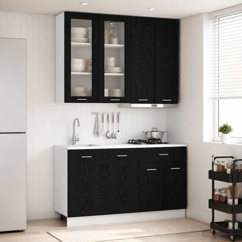 Кухненски единица LYON 4 pcs Черен дъб Инженерна дървесина