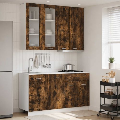 Кухненски единица LYON 4 pcs Опушен дъб Инженерна дървесина