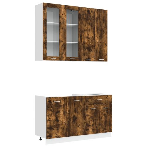 Кухненски единица LYON 4 pcs Опушен дъб Инженерна дървесина
