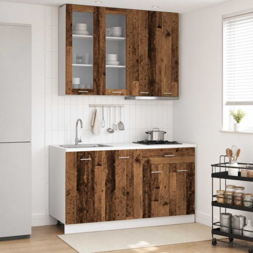 Кухненски единица LYON 4 pcs Старо дърво Инженерна дървесина