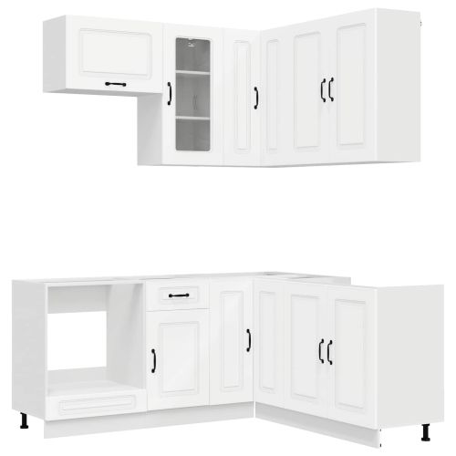 Кухненски единица KALMAR 8 pcs Бяло Инженерна дървесина
