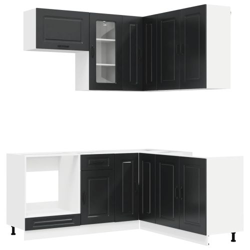 Кухненски единица KALMAR 8 pcs Черно Инженерна дървесина