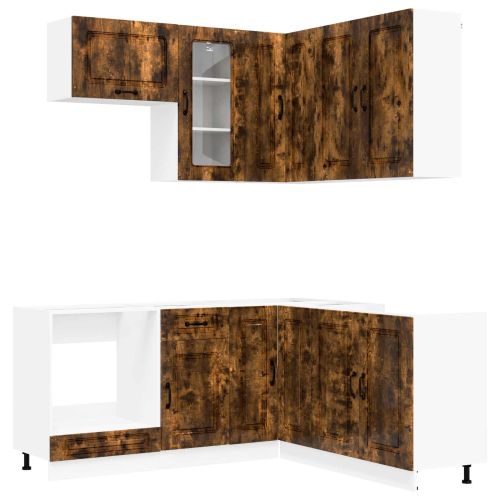 Кухненски единица KALMAR 8 pcs Опушен дъб Инженерна дървесина