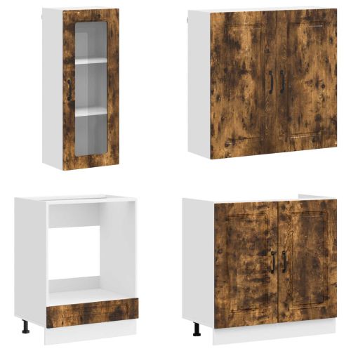 Кухненски единица KALMAR 8 pcs Опушен дъб Инженерна дървесина