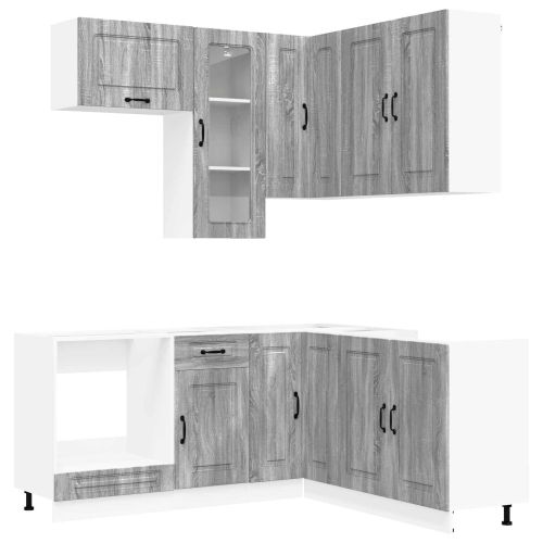 Кухненски единица KALMAR 8 pcs Сив Сонома Инженерна дървесина