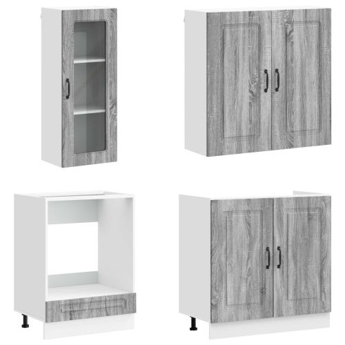 Кухненски единица KALMAR 8 pcs Сив Сонома Инженерна дървесина