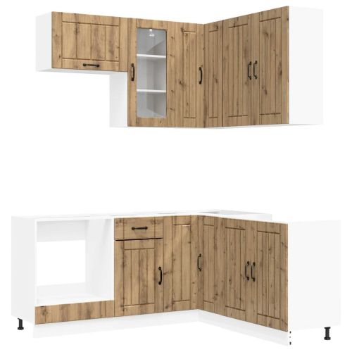 Кухненски единица LUCCA 8 pcs Дъб артизан Инженерна дървесина