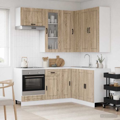 Кухненски единица PORTO 8 pcs Дъб сонома Инженерна дървесина