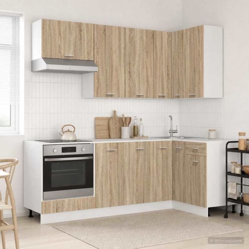 Кухненски единица LYON 8 pcs Дъб сонома Инженерна дървесина