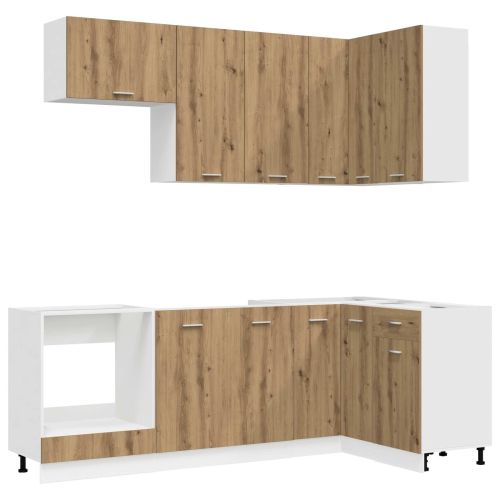 Кухненски единица LYON 8 pcs Дъб артизан Инженерна дървесина