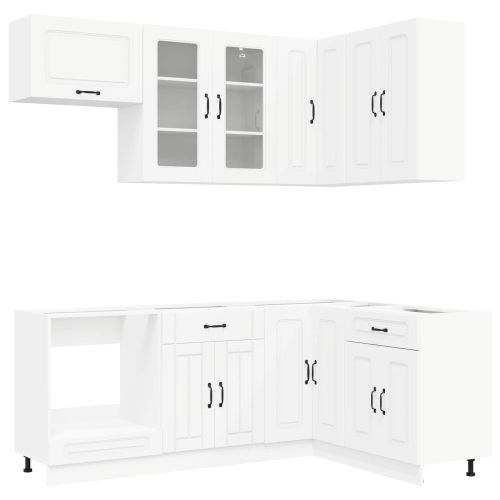 Кухненски единица KALMAR 8 pcs Бяло Инженерна дървесина