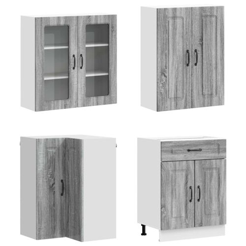 Кухненски единица KALMAR 8 pcs Сив Сонома Инженерна дървесина