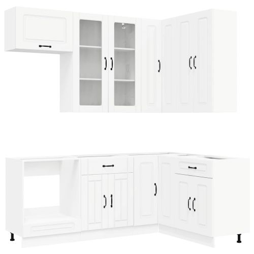 Кухненски единица KALMAR 8 pcs Бяло Инженерна дървесина
