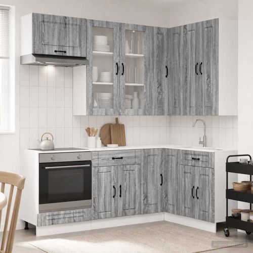 Кухненски единица KALMAR 8 pcs Сив Сонома Инженерна дървесина