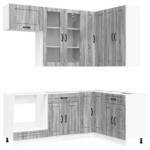 Кухненски единица KALMAR 8 pcs Сив Сонома Инженерна дървесина
