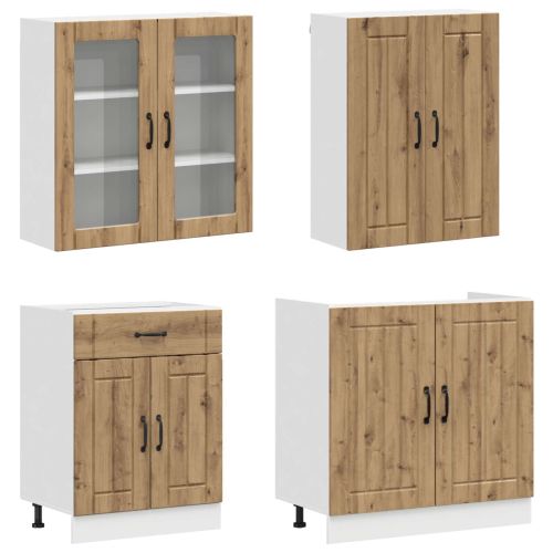 Кухненски единица LUCCA 8 pcs Дъб артизан Инженерна дървесина
