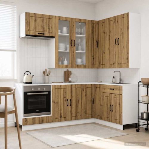 Кухненски единица LUCCA 8 pcs Дъб артизан Инженерна дървесина