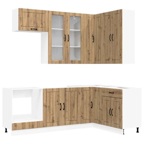 Кухненски единица LUCCA 8 pcs Дъб артизан Инженерна дървесина