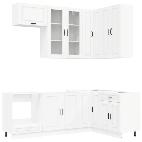Кухненски единица PORTO 8 pcs Бяло Инженерна дървесина