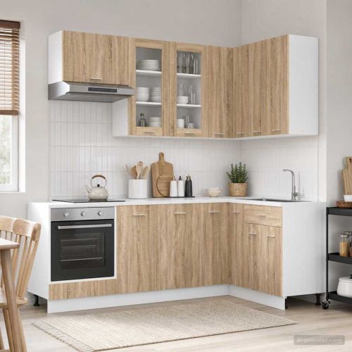 Кухненски единица LYON 8 pcs Дъб сонома Инженерна дървесина