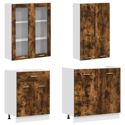 Кухненски единица LYON 8 pcs Опушен дъб Инженерна дървесина