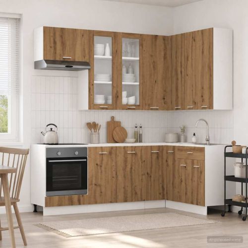 Кухненски единица LYON 8 pcs Дъб артизан Инженерна дървесина