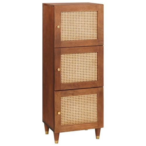 Висок шкаф Кафяво 40 x 33,5 x 110 см Солидно мангово дърво