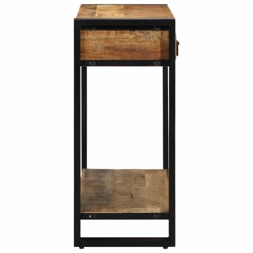 Конзолна маса Кафяво 90 x 33 x 75 см Солидно мангово дърво