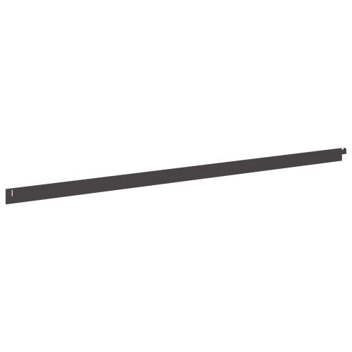 Ограда за трева 20 pcs 102 x 4 x 4 см Стомана Черно