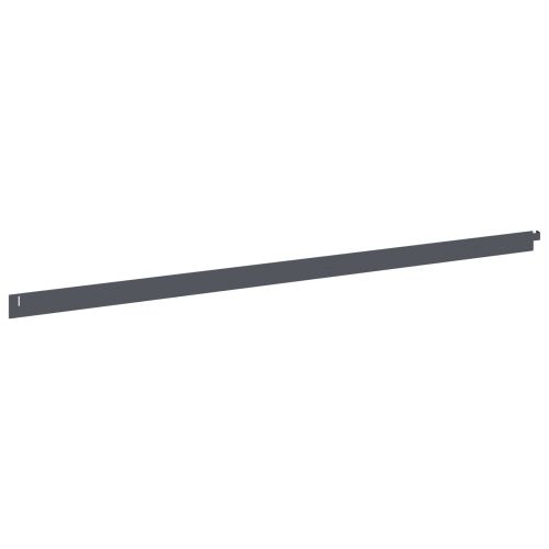 Ограда за трева 20 pcs 102 x 4 x 4 см Стомана Антрацит