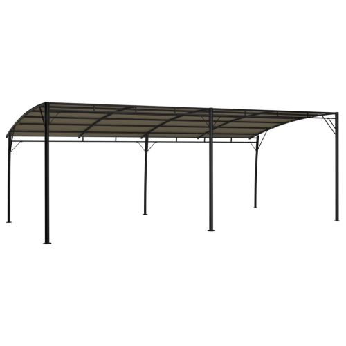 Градинска тента сенник, 6x3x2,55 м, таупе