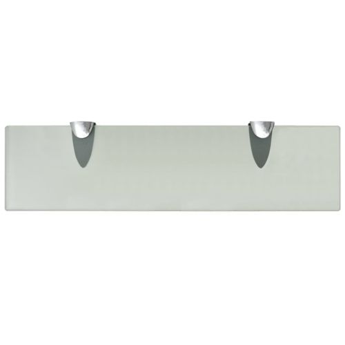Подвижни рафтове, 2 бр, стъкло, 40x10 см, 8 мм